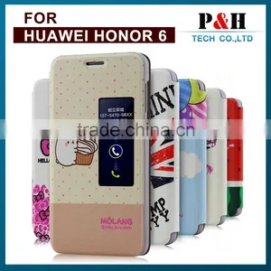 For Huawei Honor 6 Plus Case, Color Print Leather Case for Honor 6 Plus , For Honor 6 Plus Case thumbnail-2