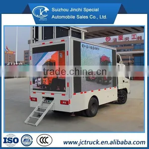 FOTON 4X2 100hp Minintype Ad Truck,Outdoor Mobile Advertising LED Display Screen Truck thumbnail-6
