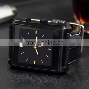 DM08 Smartwatch Luxury Leather IPS Business Wristwatch For Apple IPhone & Samsung Android Phone Luxury Bluetooth Smart Watch thumbnail-2