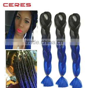 Good Looking and Cheap Crochet Braid Silky Jumbo Braid Hair thumbnail-1