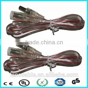 Transparent Screw Locking Male to Female 5521 dc Jack Cable thumbnail-4