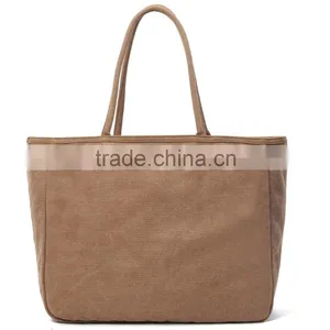 Wholesale Fashionable High Quality Cheap Style Heavy Canvas Tote Bag GW769 thumbnail-2