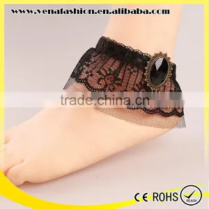 Lace Ethnic Handmade Anklet, Antique Anklets thumbnail-1