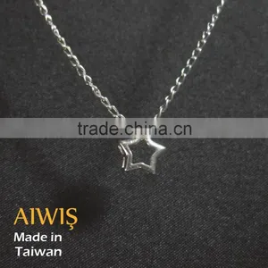 Manual Five Pointed Star 925 Silver Necklaces Jewelry thumbnail-5