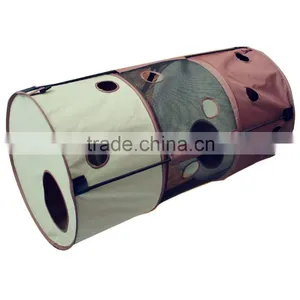 Portable Cylindrical Three Room Pet Cat House Cage Quality Choice thumbnail-1