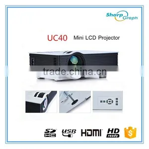 UNIC Tiny Full HD LED 1080p Projector UC40+ Portable Office Equipment thumbnail-1