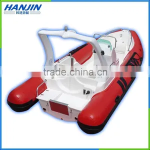 2016 Hot-sale Inflatable Fiberglass Used Rescue Boat for Sale thumbnail-1