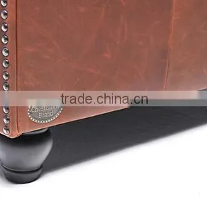 Chesterfield Showroom Brighton Vintage Brown Sofa thumbnail-4