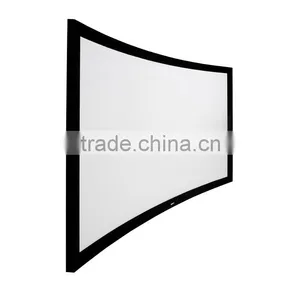 16:9 100" Aluminum Curved Fixed Frame Projection Screen thumbnail-4