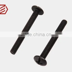 Small Pan Head Cross Cut Black Zinc Plated Screw for Lighting thumbnail-1
