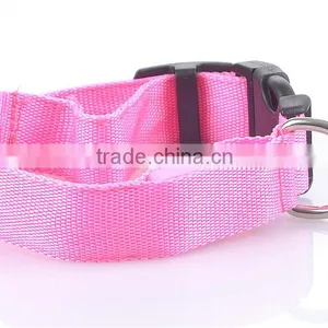 Pets Dog LED Light Blink Flash Night Safety Nylon Collar Waterproof thumbnail-6