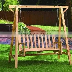 Wooden Garden Swing thumbnail-1