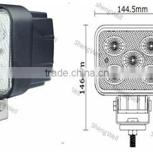 ShengWell Auto 50w Led Work Light 9-32V IP67 CREE Led Work Light Flood Beam CREE 50w Ip67 Led Work Light thumbnail-1