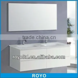 RA024 Pvc White Double Sink Bathroom Vantiy thumbnail-1