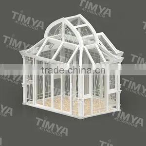 2015 China Aluminum Sunroom Designs Commercial Greenhouse for Sale thumbnail-1