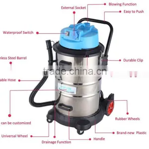 60L 1 Motor Wet&dry Vacuum Cleaner 1400W thumbnail-1