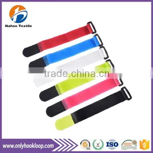 Custom Logo Printed Hook and Loop Cable Tie, Colorful Hook and Loop Cable Tie thumbnail-1