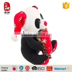Custom Plush Animals Kongfu Panda Bear Christmas Decorative Stuffed Toy thumbnail-1