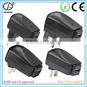 CE and RoHS Approved Plug for All Country USB Wireless Power Adapter Mobile Phone Battery Charger thumbnail-1