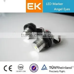 EK Favorites Compare High Power LED Angel Eyes Car Angel Eye Projector Headlights COB LED Angel Eyes thumbnail-3