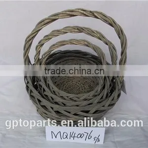Eco-friendly Cheap Small Willow Baskets With Handles Cheap Wicker Baskets thumbnail-1