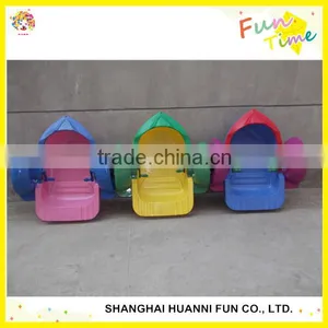 Inflatable Swimming Pool Paddle Boat Lake Toys Kids Hand Power Pedal Boats thumbnail-1
