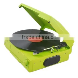 Rain Lane 3 Speed LP Colorful Easy Operation Vinyl Record Player thumbnail-2