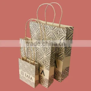 Cheap Recycle Brown Kraft Paper Bag for Cloth,garments,apparel thumbnail-1