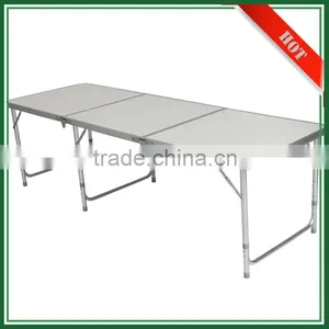 Hot Outdoor 6 Foot 180cm OEM Color Aluminum Folding Outdoor Table thumbnail-1