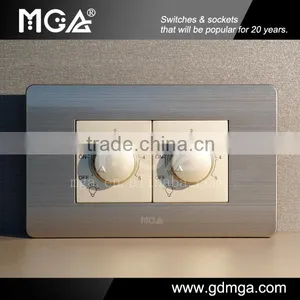 MGA G9 300W LED Dimmer 220V&2 Gang Dimmer Switch&electric Modular Switch thumbnail-1
