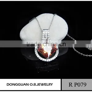 2016 Pendant Neclace Rhinestone Statement Necklace/18K Gold Necklace thumbnail-3