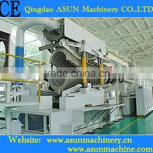 Made in Jiaozhou PE Single Wall Corrugated Pipe Extrusion Line/production Line/machinery thumbnail-1