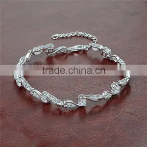 Beautiful Hotsale High Quality Handmade Tennis Bracelets With White AAAA CZ Stones thumbnail-5