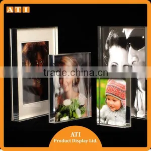 ATI Supplier Transparent Plexiglass Photo Frame Cube thumbnail-1