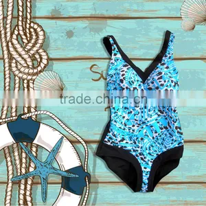 Balneaire OEM Service Good Quality Deep-v One Piece Swimwear thumbnail-1