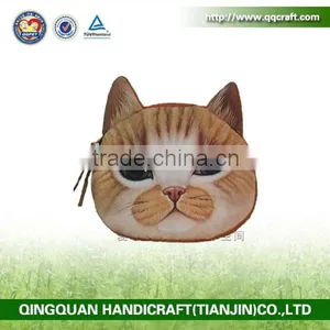 Wholesale Cheap Zipper Custom Animal Shape Mini Coin Purse ,plush Coin Bag thumbnail-4