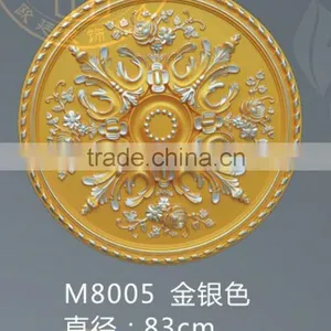 Beautiful Decoration for Ceiling Lamp PU Lamp Medallion/ceiling Decoration for Lamp Round Shape thumbnail-2