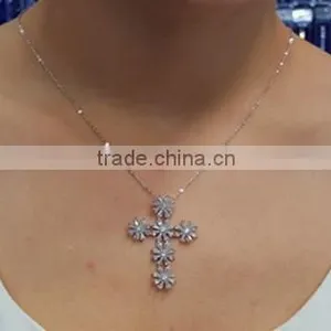 Bridal Jewelry Wedding Unique Cross Necklaces thumbnail-1