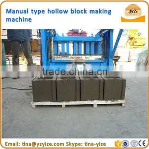 Small Scale Hollow Concrete Block Making Machine for Sale Clay Hollow Block Making Machine thumbnail-1