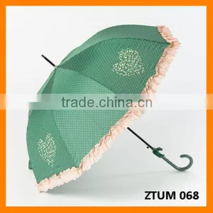 Princess Lace Heart Long Handle Umbrella thumbnail-1