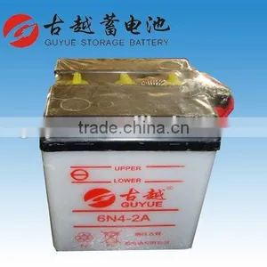Dry Charged Lead Acid Motor Battery 6V 4Ah 6N4-2A thumbnail-1