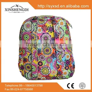 Good Price Cotton Bright Quilted Unique Zip Drawstring Backpack Bag thumbnail-1