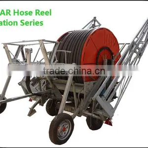 More Nozzles Hose Reel Trussed Type Agricultural Sprinklers, Farm Irrigation Equipment thumbnail-1