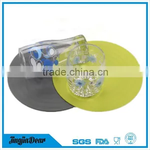 Silicone Decorative Dining Table Mat,hot Food Table Mat,round Silicone Table Mat thumbnail-1