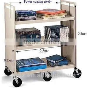 Library Book Trolley Book Cart Book Truck thumbnail-3