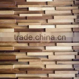 Teek Baroque Style Decorative 3D Wood Wall Panel thumbnail-4