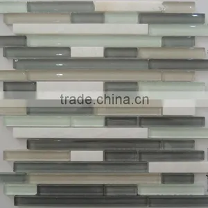Microcrystal Glass Mix Stone Mosaic Tile 14BS45 thumbnail-5