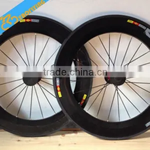 Hot 700c Carbon Wheelset China Matte or Glossy Road Bike Wheelset Carbon Fiber thumbnail-1