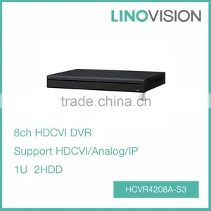 China 8CH 1U 2HDD ONVIF Tribrid 720P-Lite HDCVI DVR , Support HDCVI/Analog/IP thumbnail-1