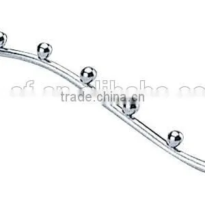 Popular Silver Metal Wall Mounted Display Hook for Clothes Display TE04 thumbnail-2